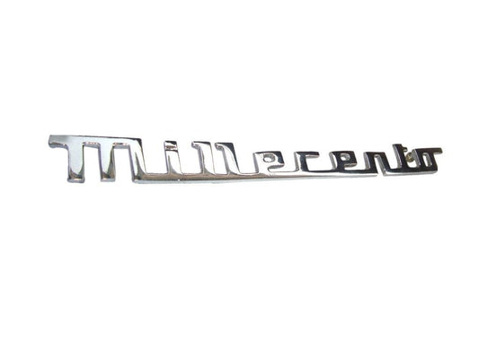 Vintage 1960s Rare Classic Fiat Millecento Rear Badge / Emblem available at 