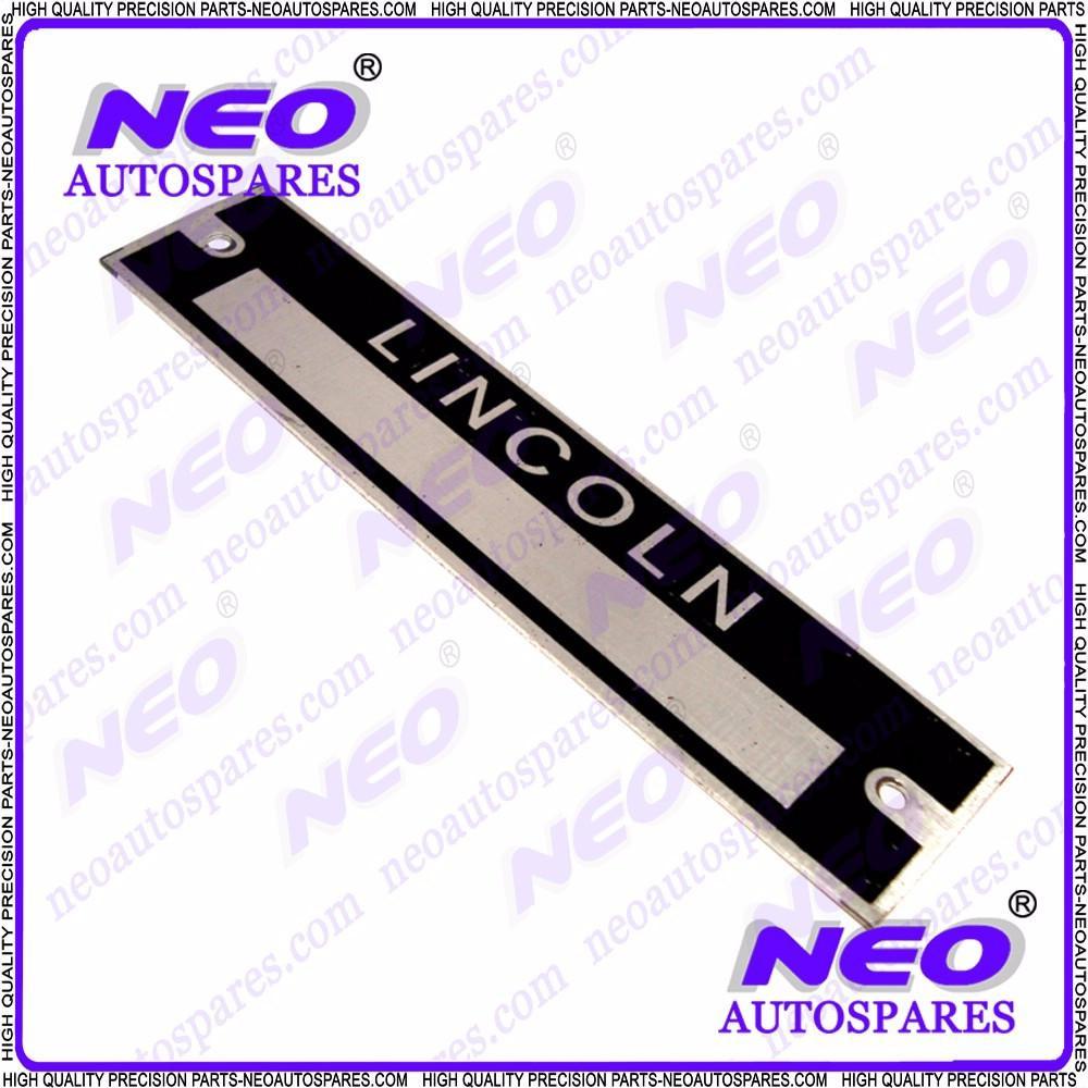 Acid Etching Aluminium Data Plate Serial Number Plate Hot Rod Rat Rod Lincoln