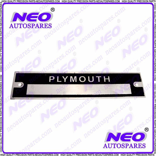 Acid Etching Aluminium Data Plate Serial Number Hot Rod Rat Rod Plymouth available at 