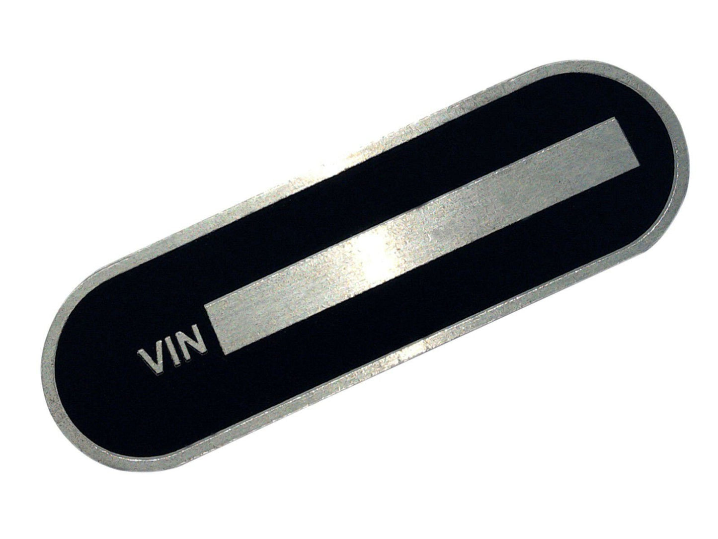 Universal Aluminium Acid Etched Blank Data Plate VIN Tag Serial Number