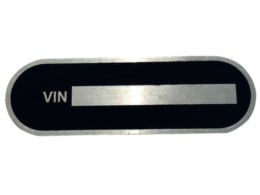 Universal Aluminium Acid Etched Blank Data Plate Vin Tag Serial Number available at 