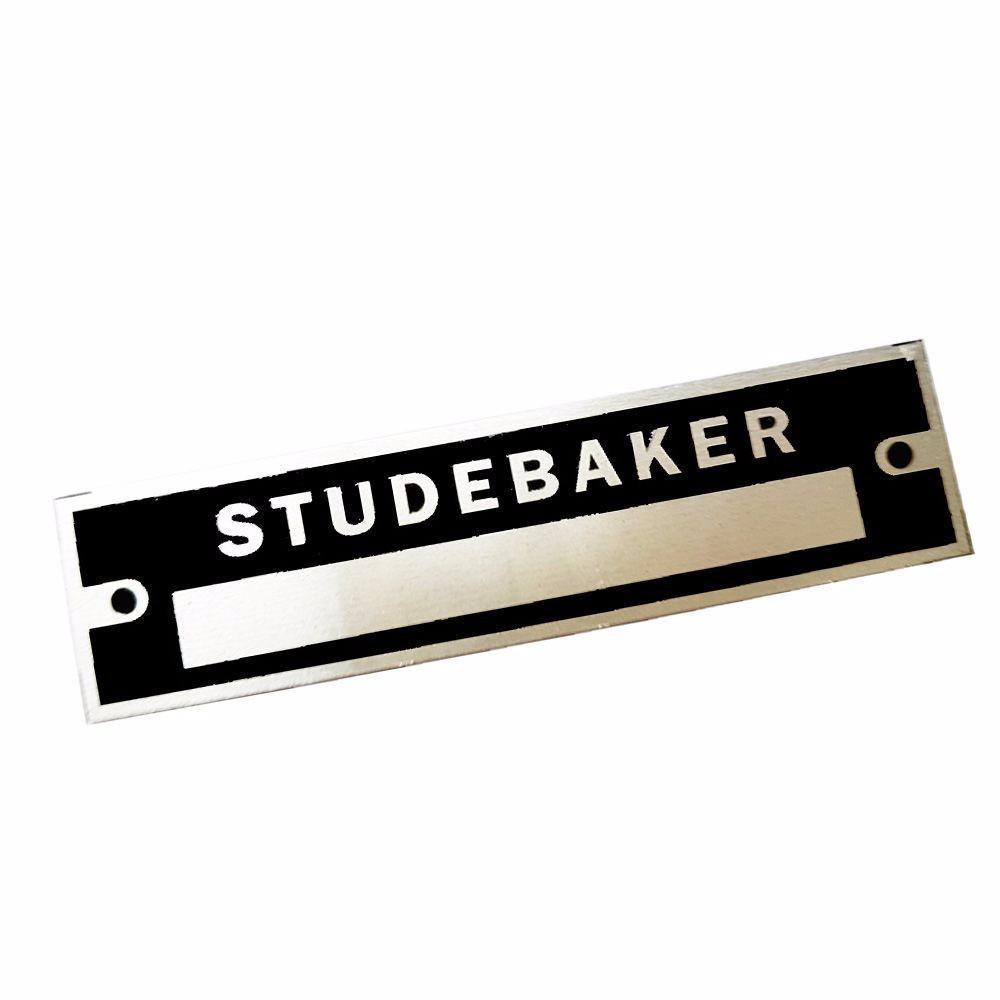 Custom Hot Rod Rat Rod Street Rod-Studebaker Blank Data Plate Serial Number Tag Id Tag