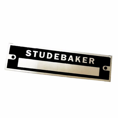 Custom Hot Rod Rat Rod Street Rod-Studebaker Blank Data Plate Serial Number Tag Id Tag