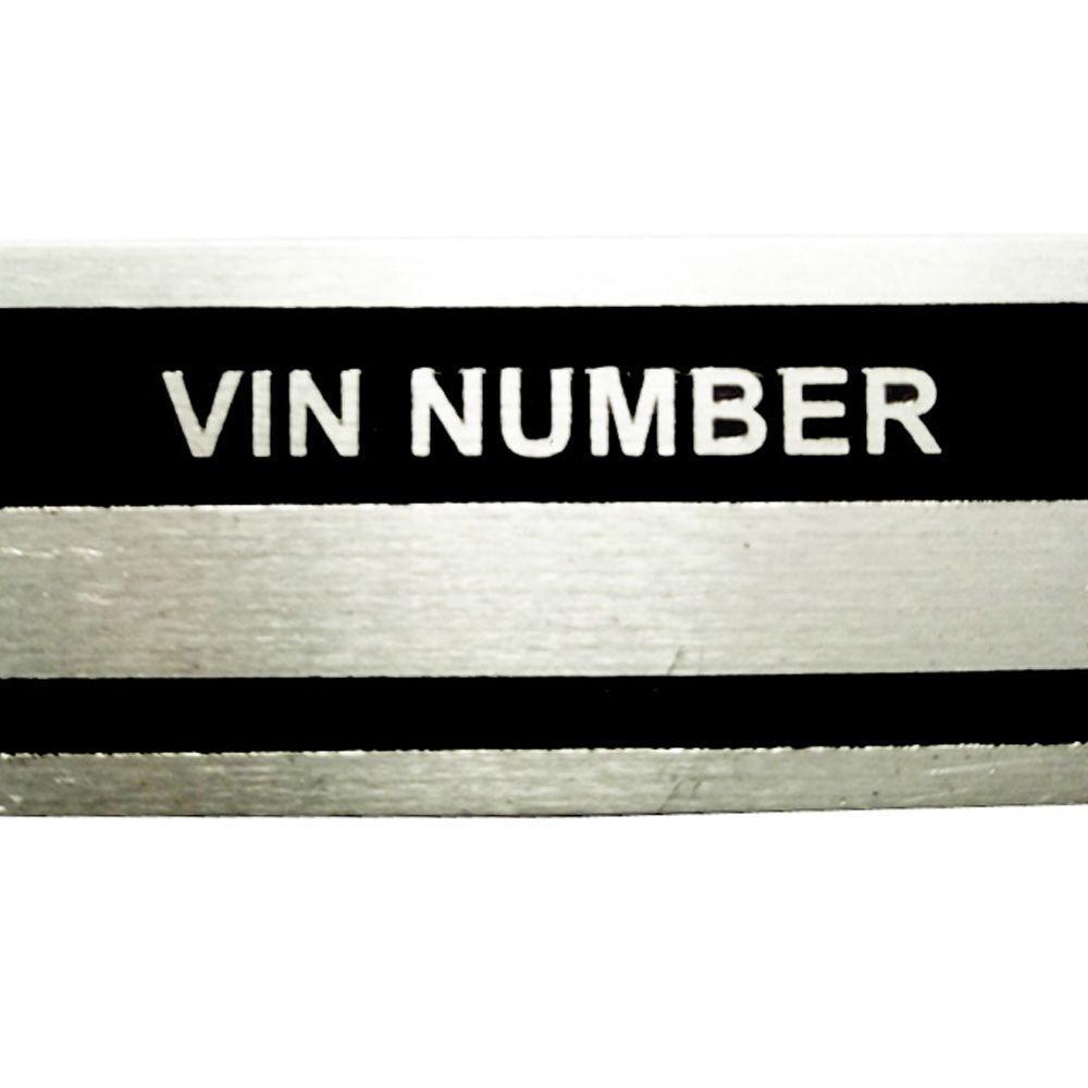 Chevrolet Plymouth GMC Serial Number Blank Data Plate VIN Tag Hot Rat Rod Ford Dodge