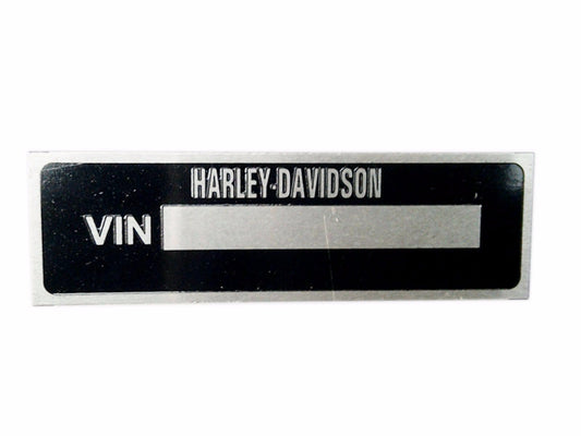 Aluminium Harley-Davidson Vin Data Plate Fits Harley-Davidson Bike available at 